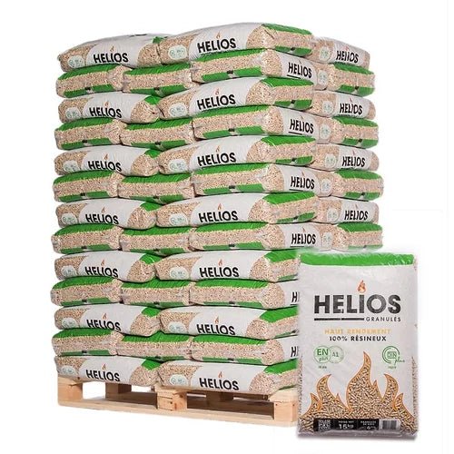 Pellet Helios – Bancale da 65 sacchi da 15 kg – 100 % conifere