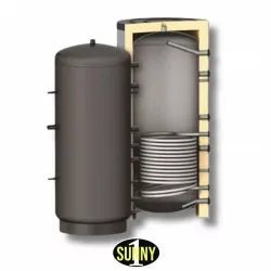 Serbatoio inerziale BTS 800 L con 1 serpentino