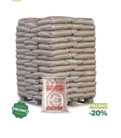 CALDOLIVA nocciolo di oliva - pedana da 100 sacchi da 15 kg