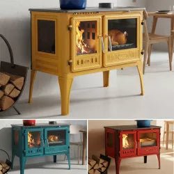 Cucina a legna Basalte Pop