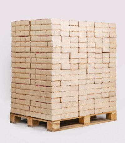 Bricchetti di legno 100 % conifere – Bancale da 960 kg