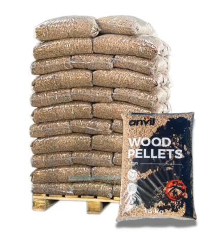 Pellet ANVIL – Bancale da 70 sacchi da 15 kg – EN Plus A1