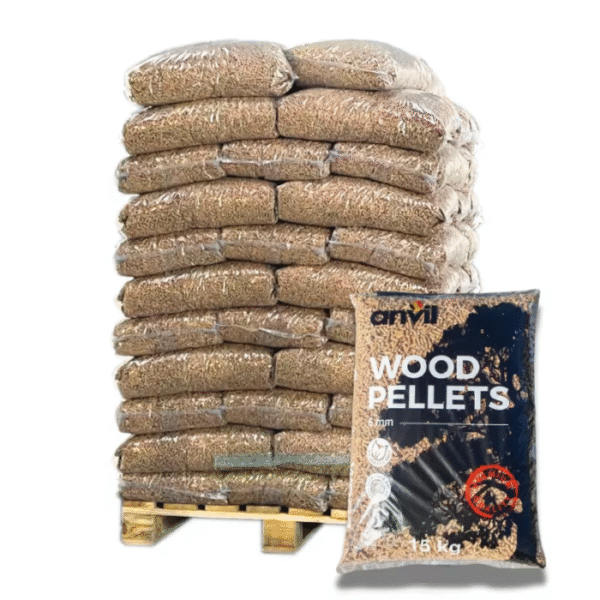 Pellet ANVIL – Bancale da 70 sacchi da 15 kg – EN Plus A1
