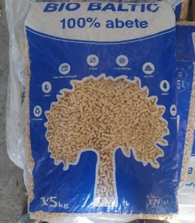 Pellet Bio Baltic 100 % abete sfuso – alla tonnellata (da 2 tonnellate)