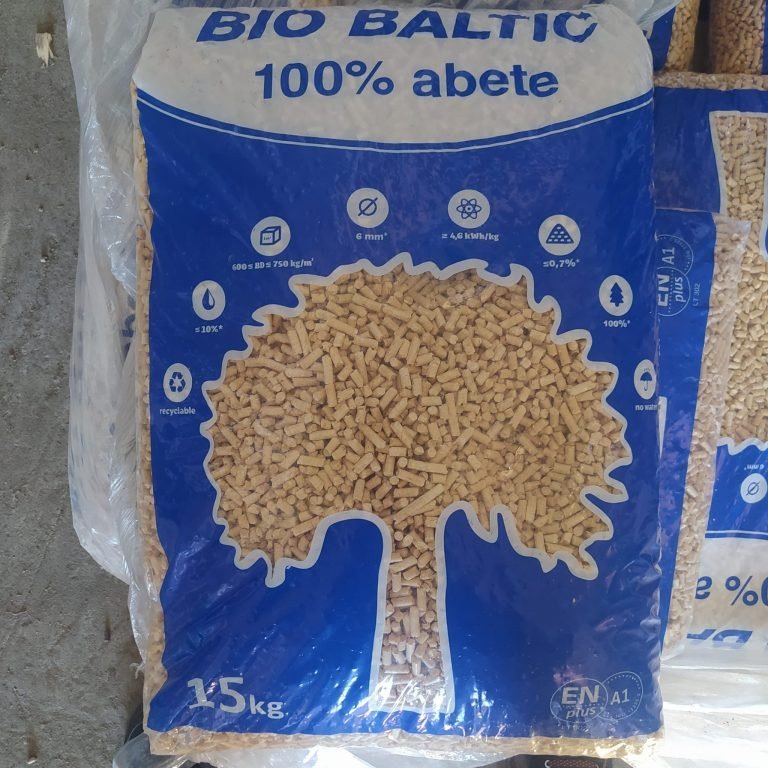 Pellet Bio Baltic 100 % abete sfuso – alla tonnellata (da 2 tonnellate)