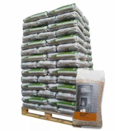 Pellet HS Timber – Bancale da 66 sacchi da 15 kg – 100 % conifere