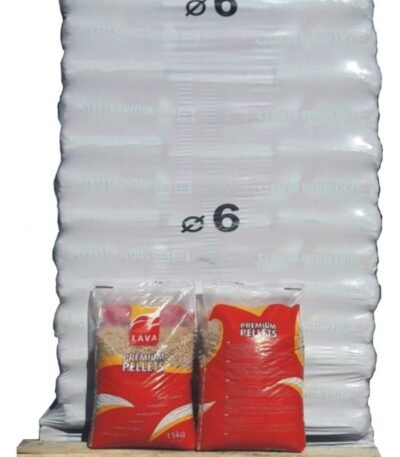 Pellet LAVA 100 % conifere – Bancale da 65 sacchi da 15 kg