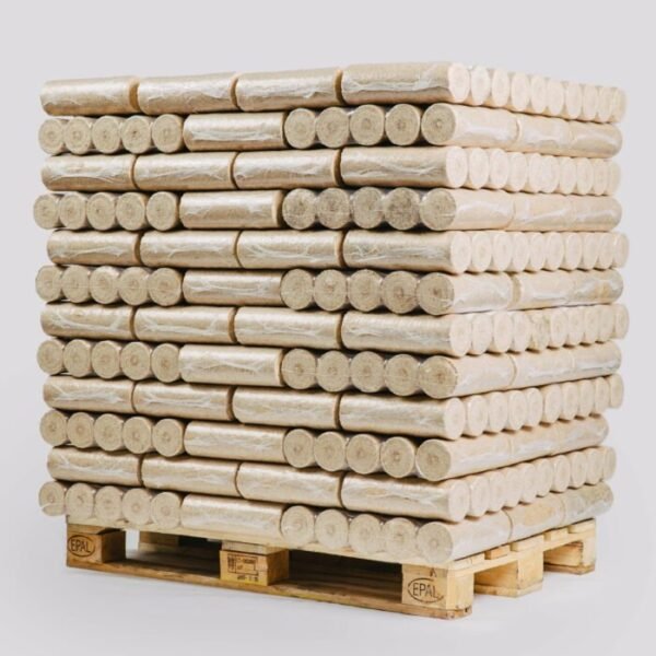 Bricchetti di legno Pellini senza foro – Bancale da 960 kg